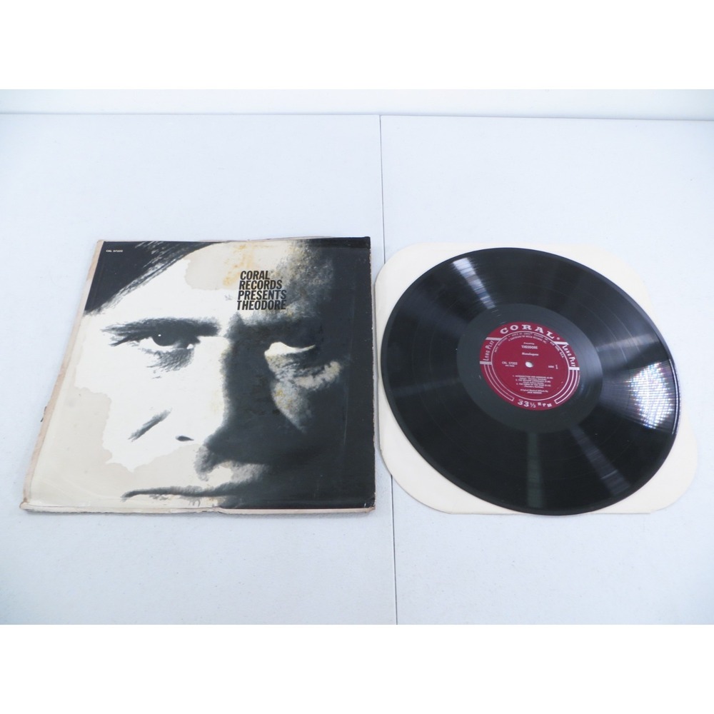 Coral Records Presents Theodore 1959 LP‎ Vinyl Record Dark Humor CRL 57322 VG+